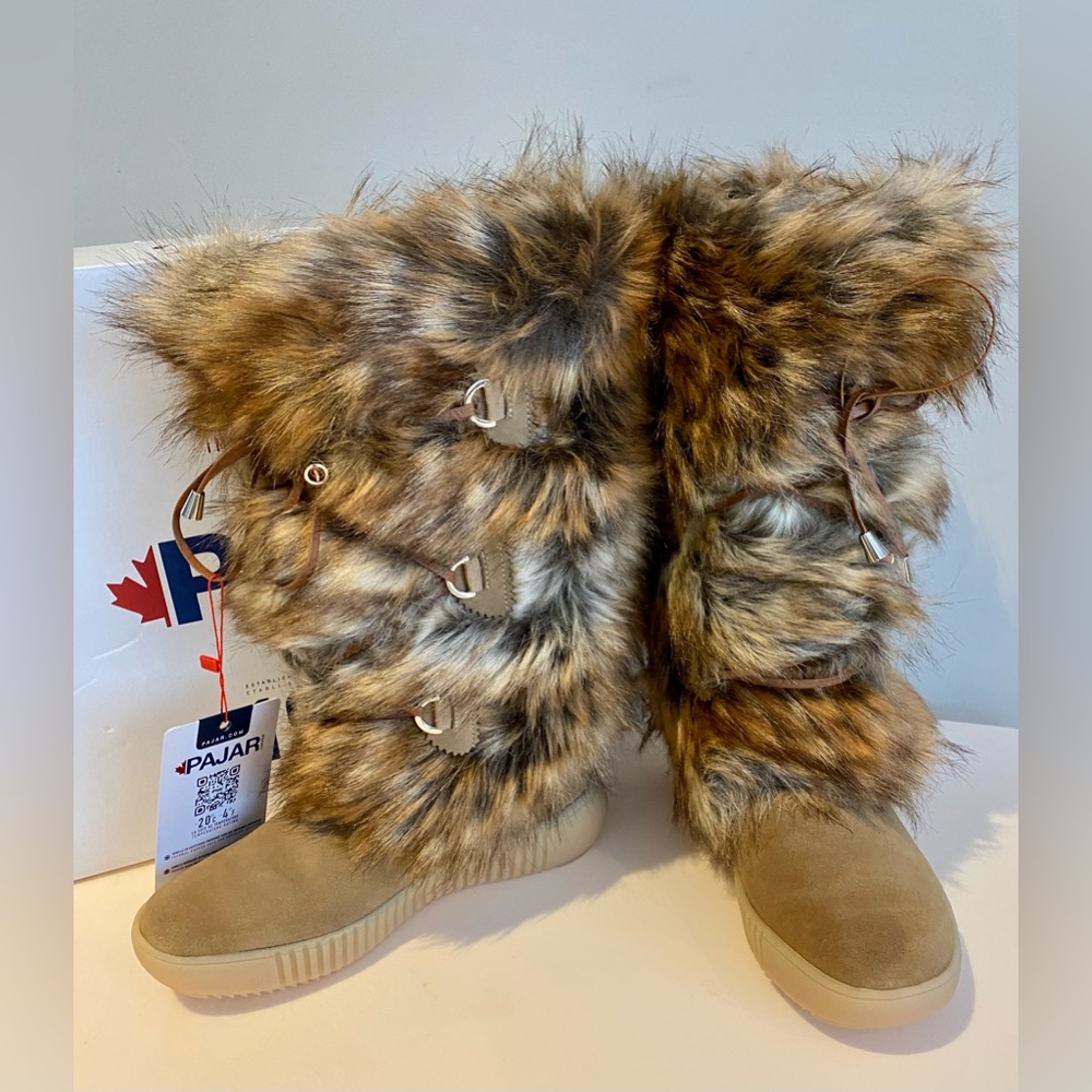 NEW Pajar Fur Boots 37